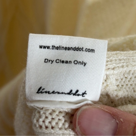 NWT Anthropologie Line & Dot Ivory Camilla Sweater Dress - Picture 13 of 16